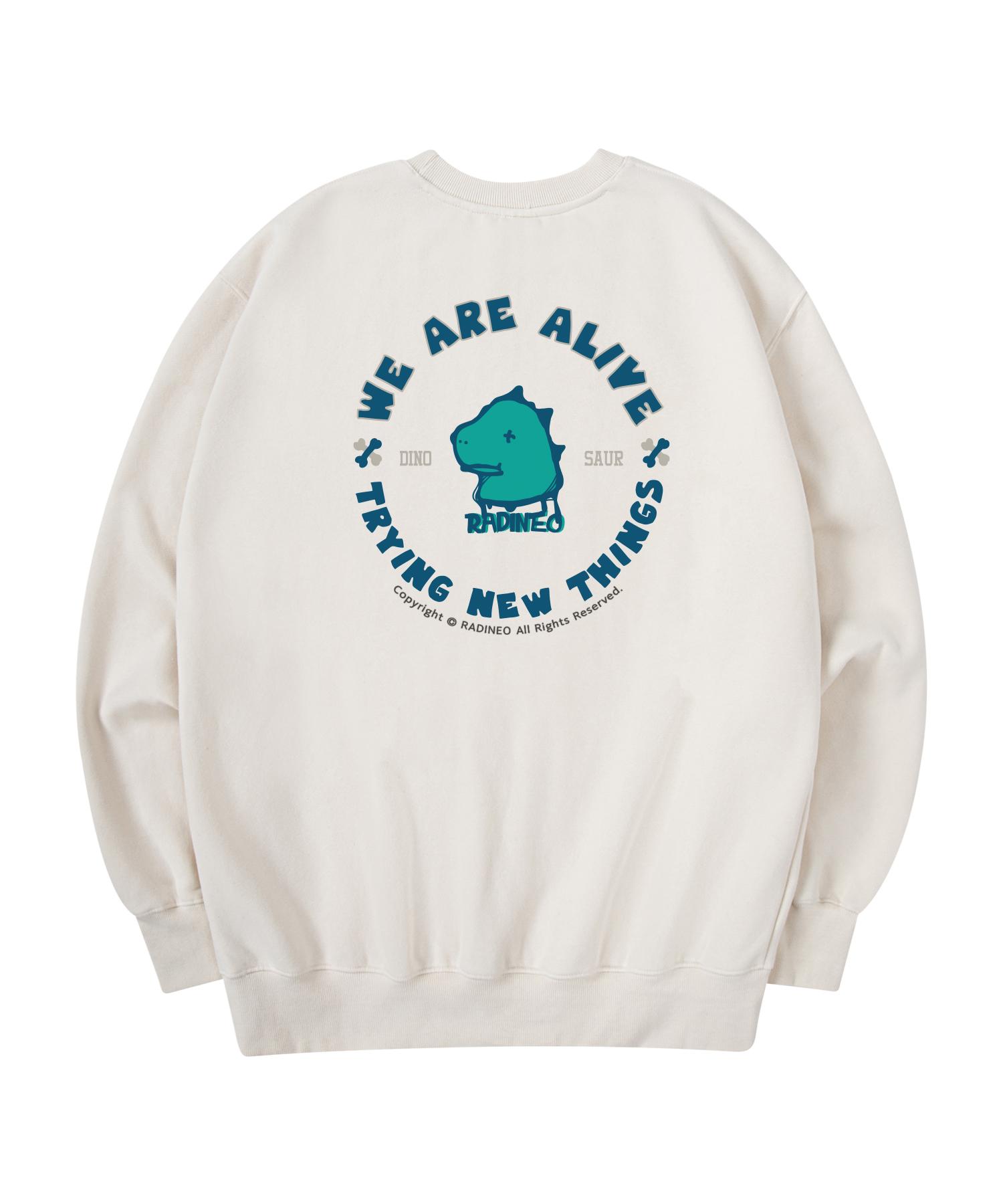Radineo Alive Dino Sweatshirt Cream M