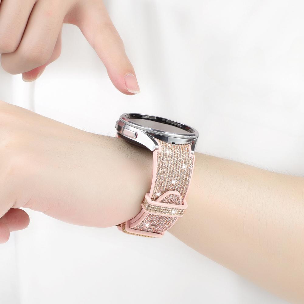 No Gaps Band For Samsung Galaxy Watch 7 40mm/44mm Glitter Gradient Color Bracelet Galaxy Watch7 FE 6 4 Classic/5 Pro 45mm 43mm 46/47mm Silicone Strap