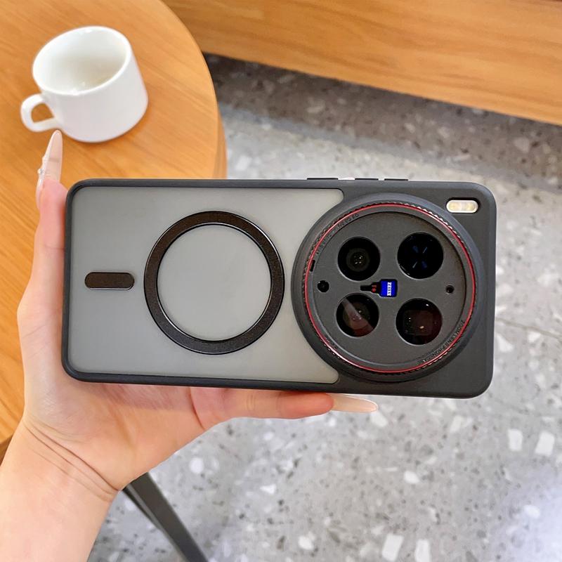 For VIVO X300 Ultra VIVO X300 Pro Phone Case Ultra-Thin Matte Magnetic Wireless Charging Shockproof Hard Back Cover Accessories
