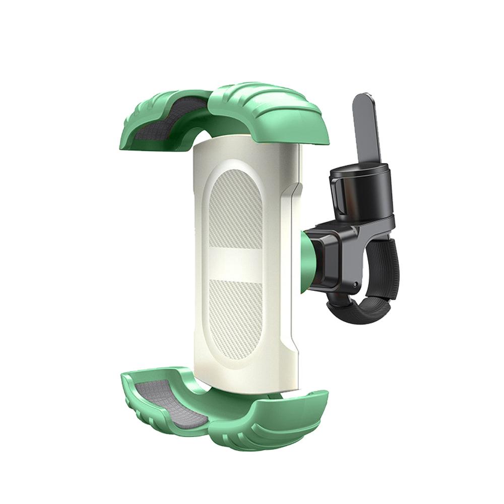 

Mountain Bike Phone Holder, Anti-Shock 360° Rotation Bicycle Handlebar Mount for iPhone Samsung - Winter Cycling Essential Gift зелёный