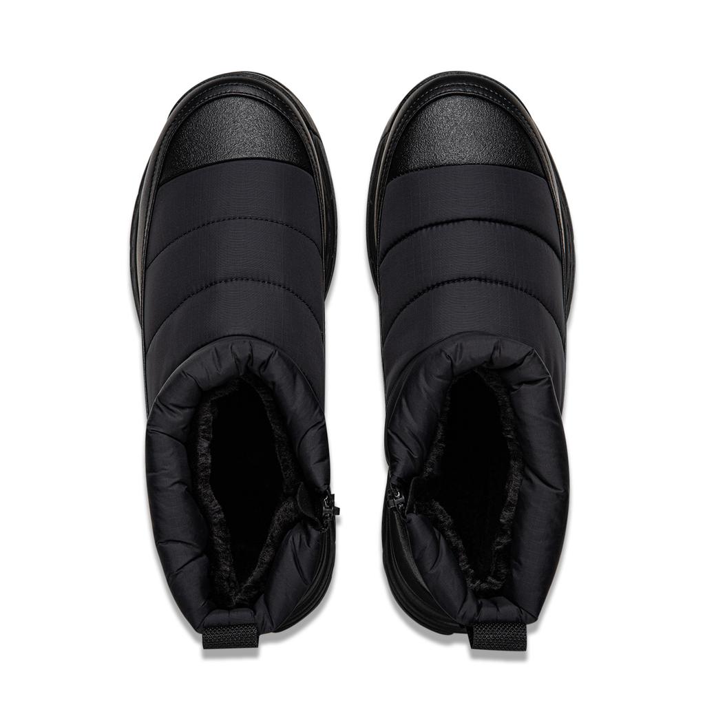 LiNing Zengrong Lite Wear-Resistant Shock-Absorbing Non-Slip Fleece Warm Versatile Retro Thick-Soled Fashion Trend Short-Cut Snow Boots AGLV285-1