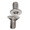 50pcs M4 Stainless Steel SS304 Flat Head Star Drive Machine Screws  S