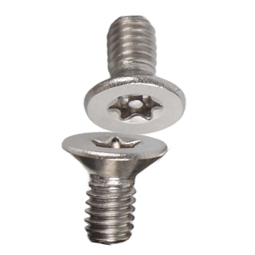 50pcs M4 Stainless Steel SS304 Flat Head Star Drive Machine Screws S