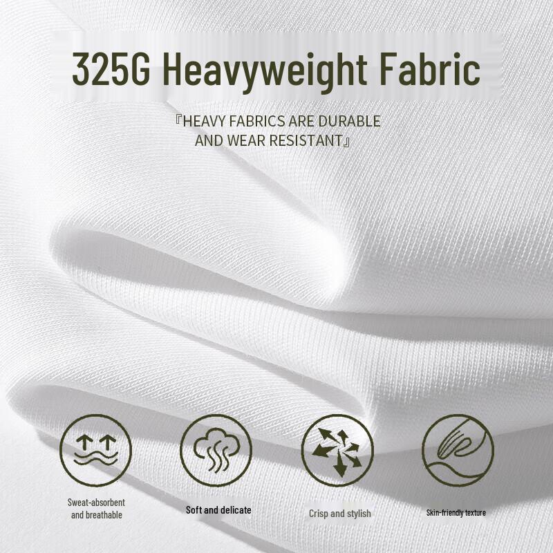 MINISO Men's Autumn Casual Round Neck Heavyweight Pullover Sweatshirt