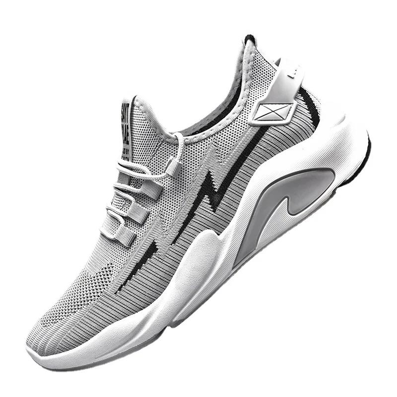 Fashion Men Vulcanized Shoes 2024 Summer Woven Men Shoes Breathable Lace Up Mesh Sneakers Outdoor High Quality Mesh Surface Sneakers