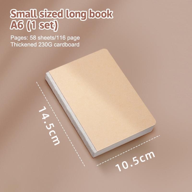 Mini Painting Book Thick Paper Pocket Watercolor Sketchbook Marker Painting Paper Art Supplies Portable Simple Sketchbook