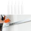 Tubos de calafateo vacíos Sellador de calafateo de 310 ml Cartuchos rellenables de mantenimiento con boquillas