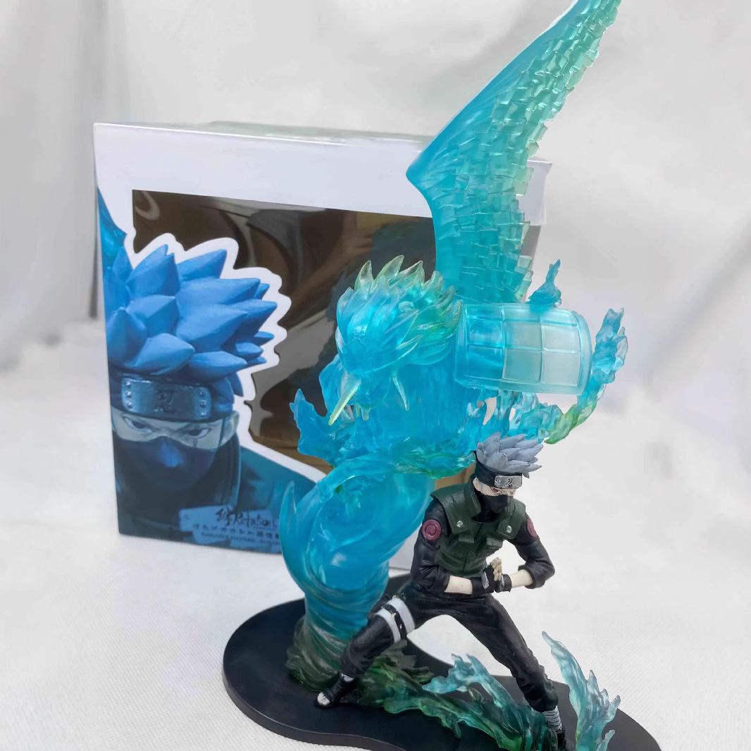 Фигурка Какаши Наруто GK Пламя - В коробке, Аниме, Модель для битвы, Украшение