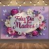 Mother's Day Themed Party Backdrop Banner In Spain, Floral Supplies for Mother's Day, Backdrop For2395