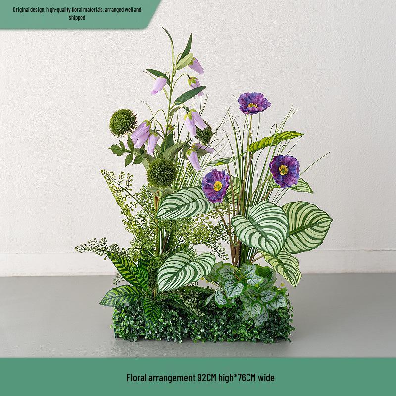 Greenery and Floral Art Installation for Open Spaces and Window Displays