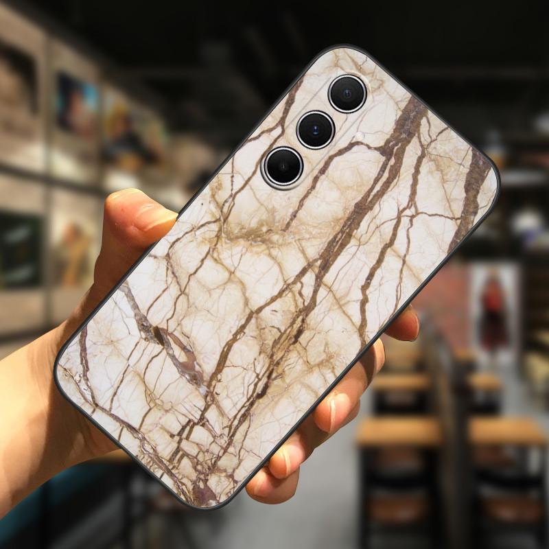

Fashion Soft Cover For Samsung M15 / M35 / M55 Case Silicone Painted Marble Phone Covers for Samsung Galaxy M55 Case Marble Cool Galaxy M15