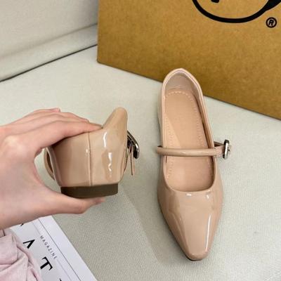 Nude Inner Height Increase Pointed Small Inner Height Increase Single Shoes Women's New Light Mouth Shoes Versatile Commuter Single Shoes