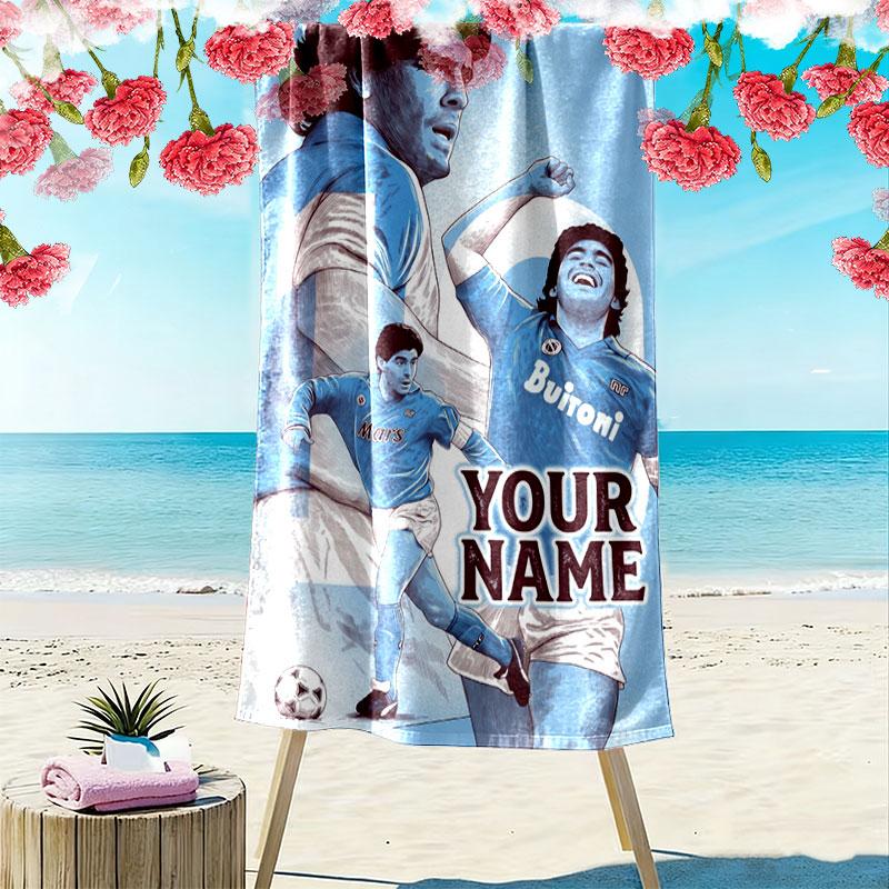 Custom Ssc Print Beach Towel, Large Soft Quick Dry Towel for Beach Camping Swimming