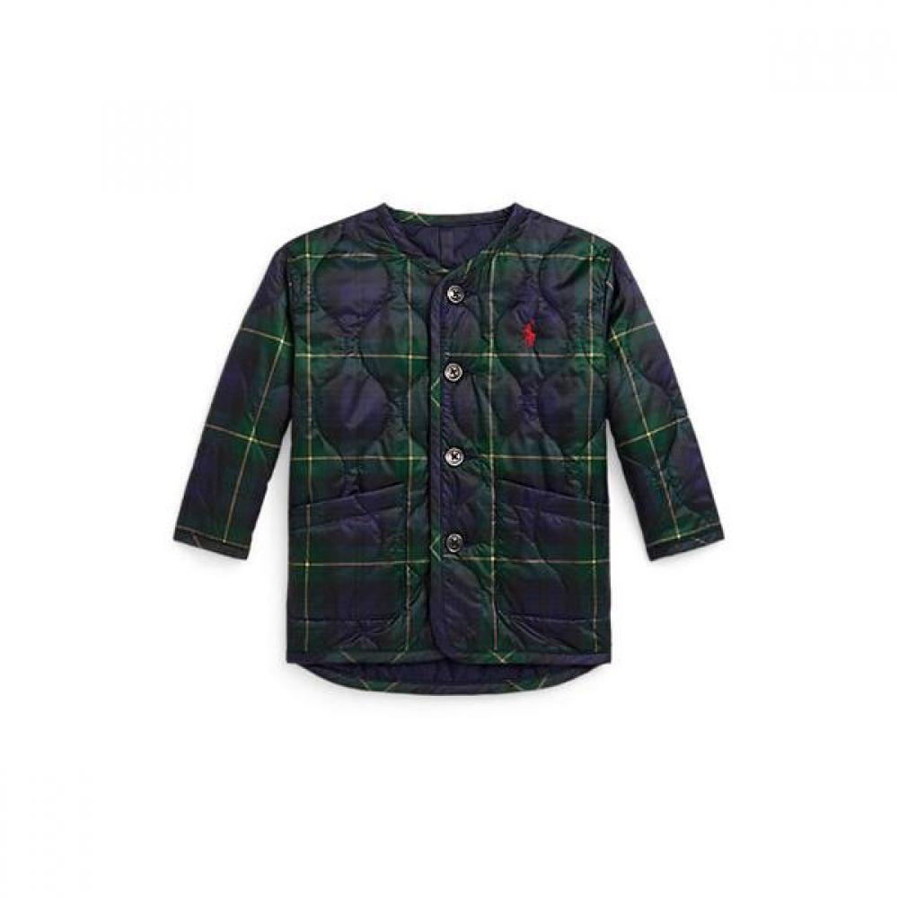 Ralph Lauren Baby Boy Plaid Quilt Jacket Cwpootwi6020099999 18M