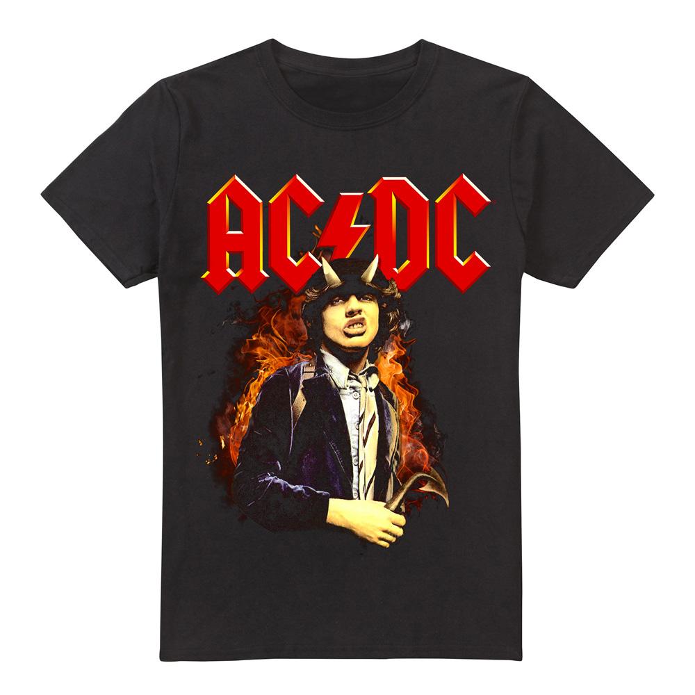 AC/DC Pánské tričko Fire and Horns