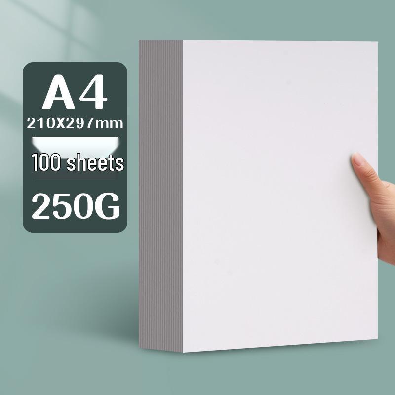 Yuanhao Thick White Card Paper, 300G, for Marker Pen, Sizes: 16kA4/A3/8K/4K, Ideal for Hand-Painting