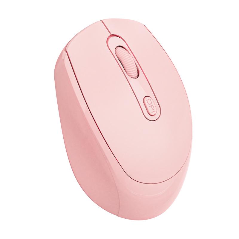 Macron Silent Dual-Mode Bluetooth Wireless Mouse - Rechargeable & Multi-Color Options
