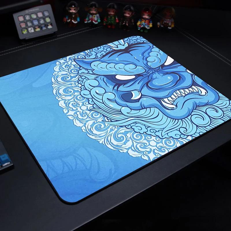 Anime Mouse Pads 45X40CM Small Mouse Pad Control E-sports Tiger Gaming Laptops Mousepad Gamer Carpet Keyboard Mat Desk Protector