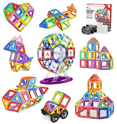 Jasonwell 108 Stück Magnetblöcke, Magnetspielzeug, Magnetspielzeug, Magnetblöcke, Kinder-Lernspielzeug für Kleinkinder, Spielzeug für Mädchen, Spielzeug, Japanisch