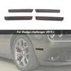 Black Smoked Wheel Eyebrow Light Cover Trim for 15+ Dodge Challenger Accessories