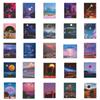 50Pcs Sunset Landscape Stickers Aesthetic Art Waterproof Graffiti Decals Luggage Laptop Phone Skateboard Guitar Sticker