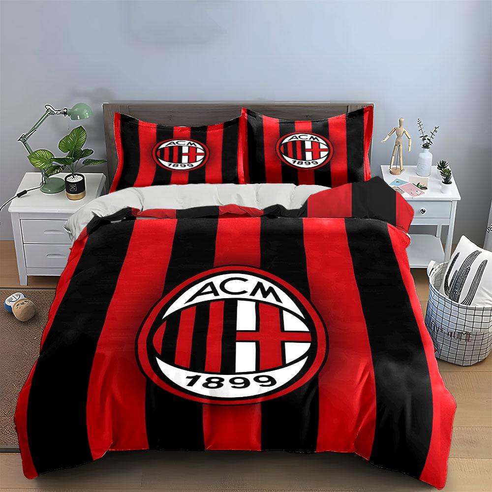 Strisce rosse e nere. Set lenzuola Set copripiumino Copripiumini Federe(1 * Copripiumino 2 * Federe, senza piumino)