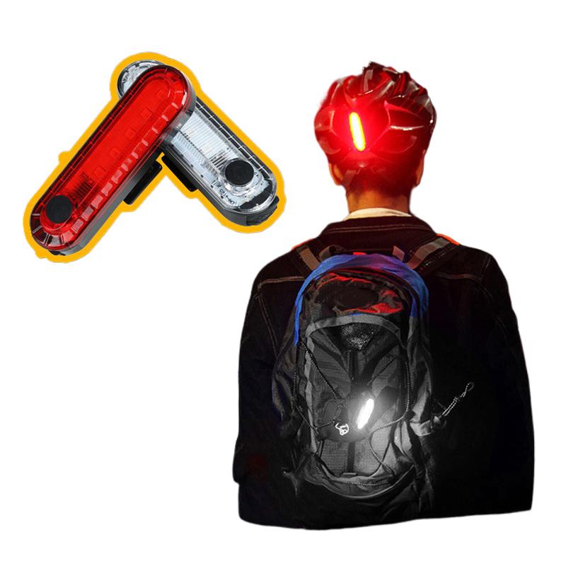 Bisiklet Arka Stop Lambası USB Şarj Edilebilir Kırmızı LED Parlak Stop Lambaları Herhangi Bir Bisiklete/Kaskına Uygundur Bisiklet Güvenliği İçin Kurulumu Kolaydır