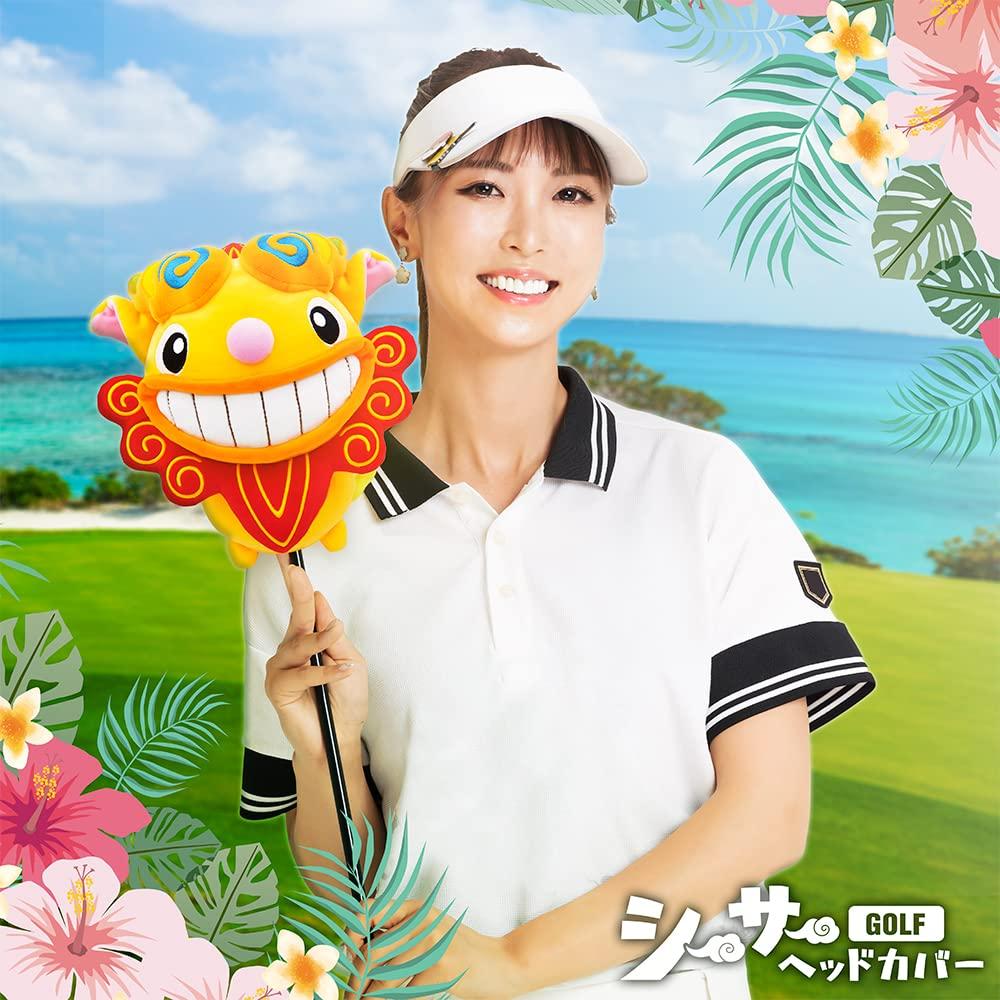 Shisa Headcover for Driver (460cc) (Yellow)