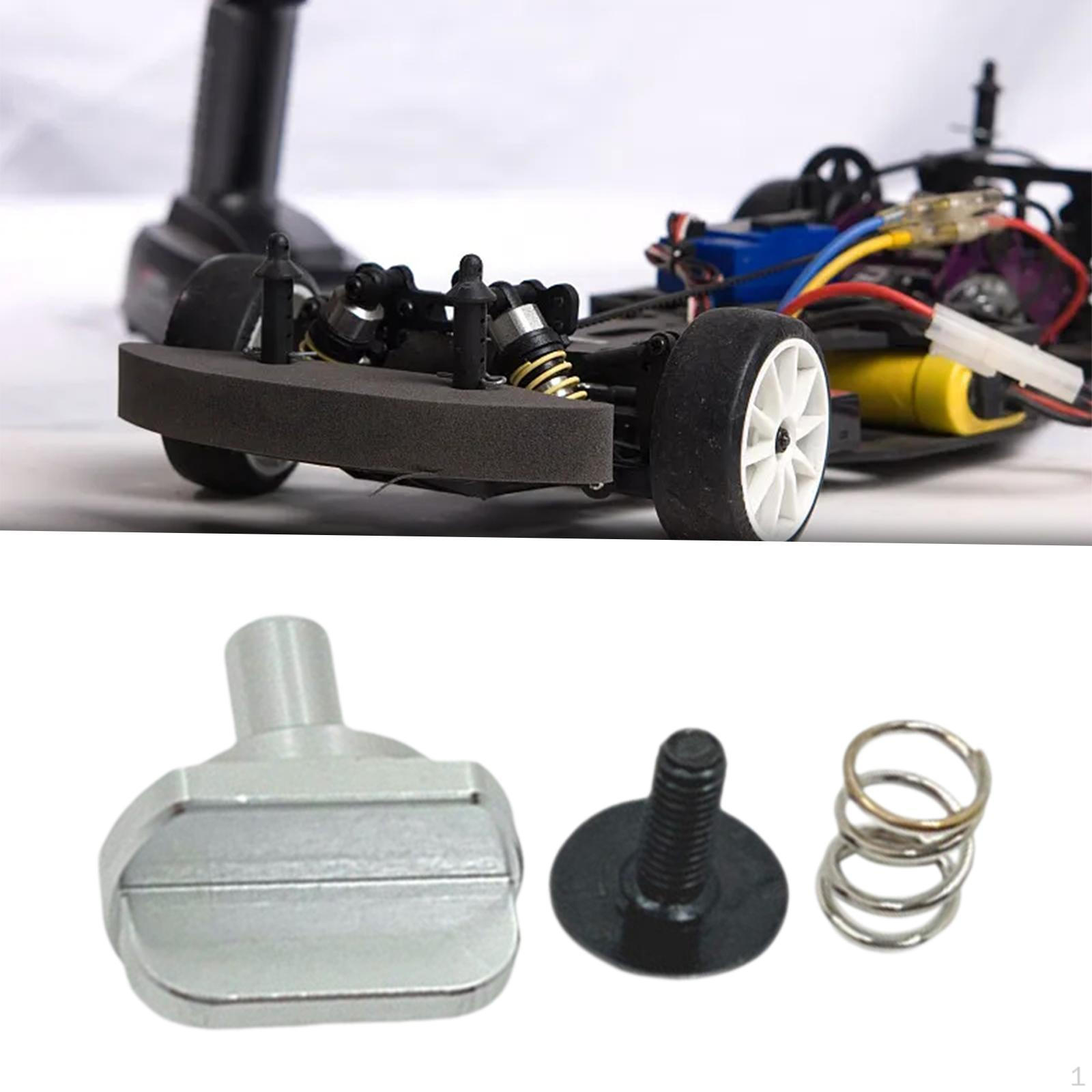 

Aluminum Alloy Battery Fixed Switch Replace Parts DIY Accessories for 1/16 M162 H16V3 RC Hobby Car Argent