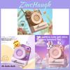 Panda Hand Gesture Vintage Camera Style Neck Fan With Usb Rechargeable For Home And Travel