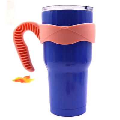 1Pcs Mug Base Tumbler Cup Handle Bottle Accessory Drinkware Water Bottle Holder 5 Color Portable for Yetti Rambller 20oz/30Oz