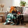 Avatar The Last Airbender Blanket Flannel Blanket Soft Cozy Plush Throw for Sofa Bed Lightweight Home Decor