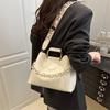 New solid color atmospheric versatile urban simple niche trend daily commuting chain single shoulder portable messenger bag women