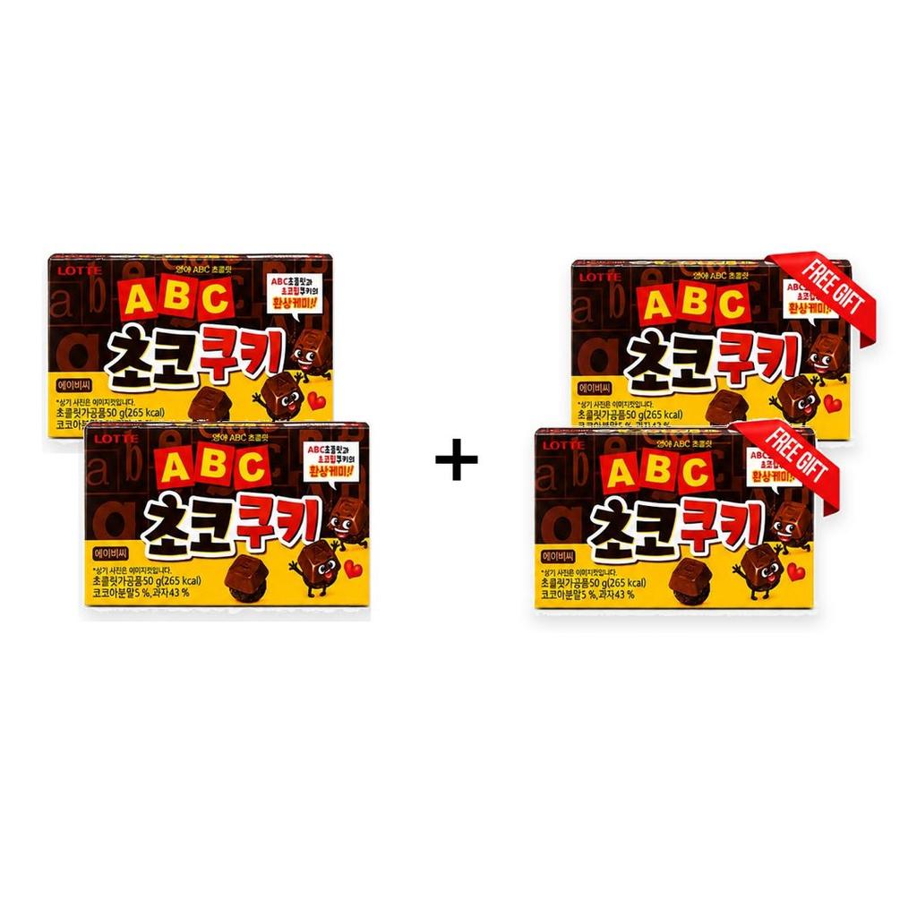 2+2 Lotte ABC Chocolate Cookies 50g