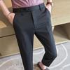 Douyin Hot-selling Model, Summer New Thin Casual Pants, High Elasticity and Ice-cool Men's Versatile Nine-point Pants Men's