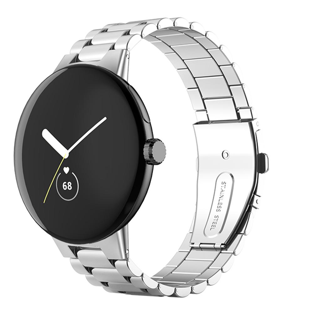 

KALEBOL KLB-SZBXG-001 For Google Pixel Watch 3 41mm/Watch 2/Pixel Watch Stainless Steel Watch Strap Silver