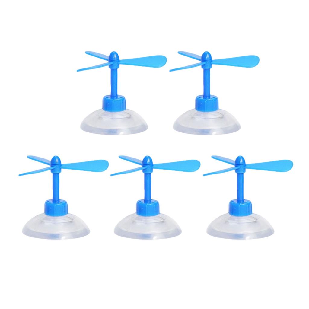 5pcs Helmet Dragonfly Decor Motorcycle Bike Helmet Propeller PVC Lightweight Suction Cup Helmet Decoration