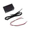 Dual Dispaly Automotive Car SUV Charger 5V Universal 2 In 1 Voltage Temperature Meter Tester Adapter Digital LED Display