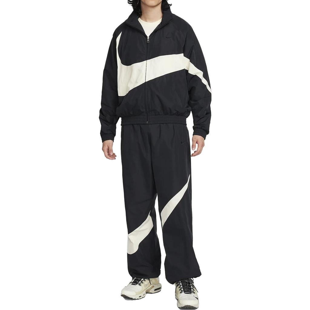Nike Jachetă țesută pentru bărbați Swoosh Negru FB7878-010