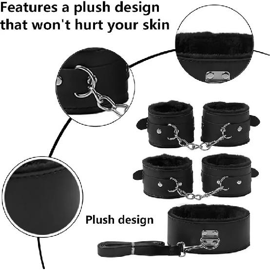 Sex Toy Kit Bondage Restraints Set Adult Toys Sex Toys Anal Plug Handcuffs Whip Gag Kits Sex Toys for Couples