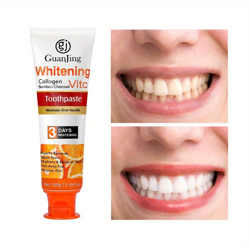 Vitamin C Tandkräm Oral rengöring Fläckar Borttagning Munvård Fläckar Borttagning Munvård Tandblekning