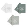 Snowflake Linen Napkins (2P)