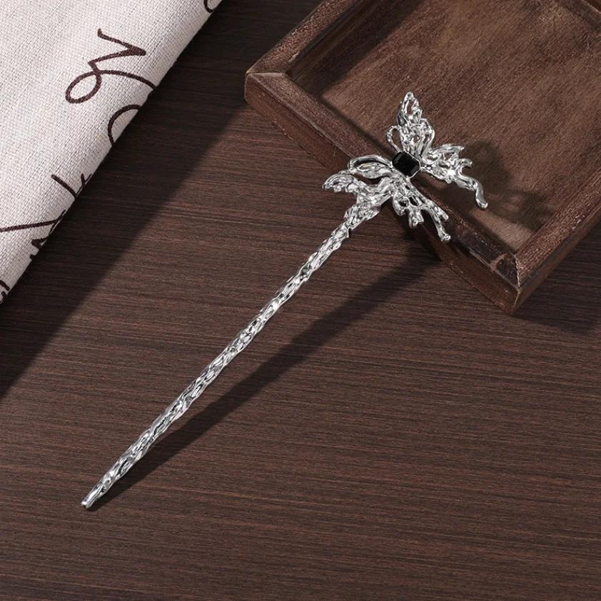 New Metal Hairpin Clips Minimalist Snake Shape Halloween Hair Sticks Chopstick  Jewelry Accessories Hairstyle for Women Gifts
