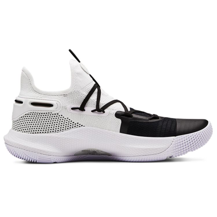 Under Armour Curry 6 Working On Excellence Men Sneakers White Black 3020612-101