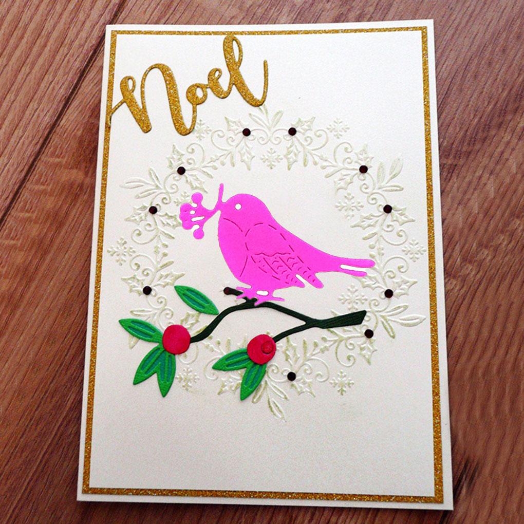 Prägeform aus Kohlenstoffstahl Vogelform Kartenschablone Bastelstanzform DIY Papier Scrapbooking Werkzeug