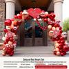 Rose Red Balloon Arch for Weddings, Birthdays, and Events