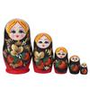 Strawberry Girls Matryoshka Doll 5 Layers Russian Nesting Doll Classic Nesting Dolls  Birthday Gift