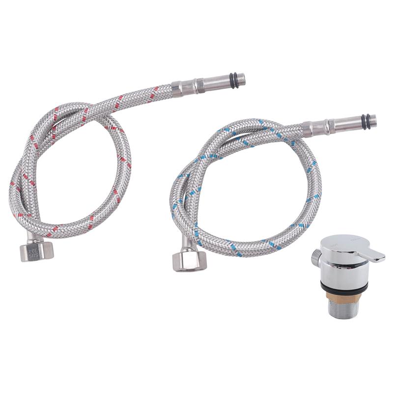 Powerful Shower Hose Valve Shower Faucet Hot & Cold Water Thermostatic Mixer Mixing Valve Suitable For RV And Yachts