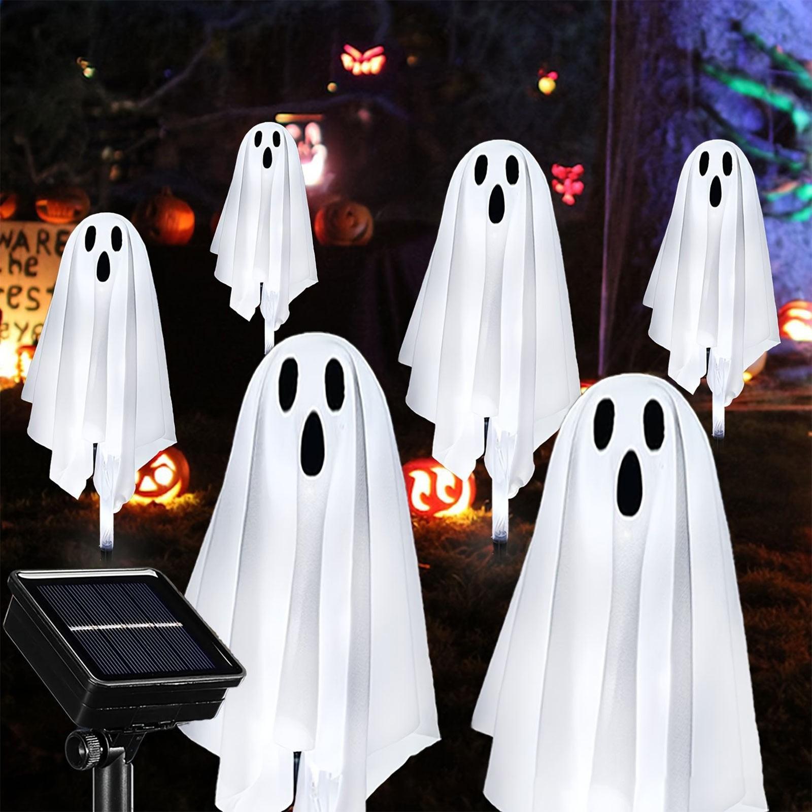 

Садовый этаж с одним-шестью украшениями, предпочтительный подарок для вечеринок по случаю дня рождения, украшений на Хэллоуин, праздников и дней рождения One Size белый