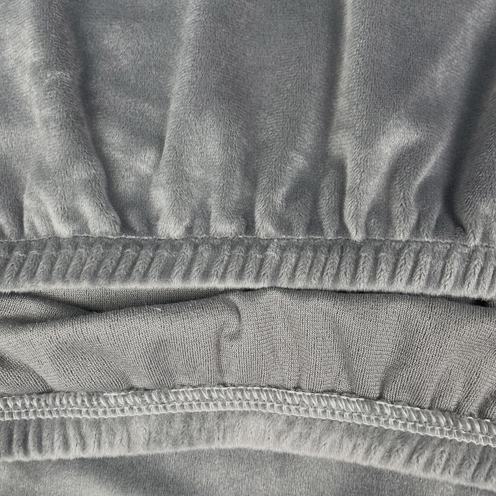 Spandex Velvet Short Back Dining Chair Cover Stretch Slipcovers Elastic Seat Chair Cover Sets Dining Space Bar Office Party Banquate 1pcs